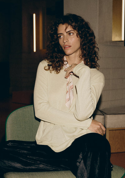 I FEEL YOU T SHIRT TOP IN SOFT LIME