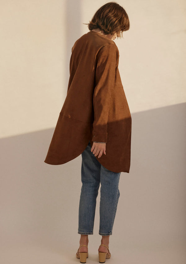PUSH THE SKY JACKET IN FOXY BROWN