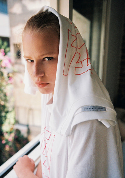 LIVING IN COLOR WHITE T SHIRT