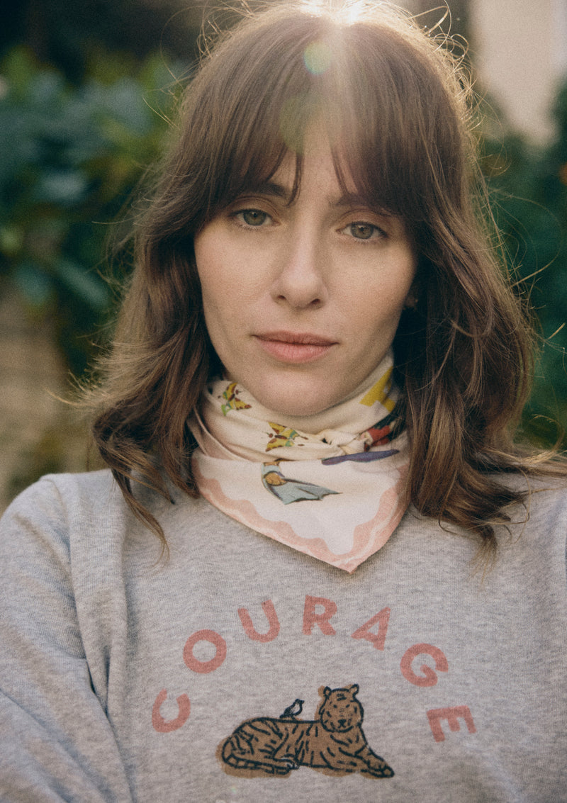 COURAGE SWEATSHIRT IN MÉLANGE