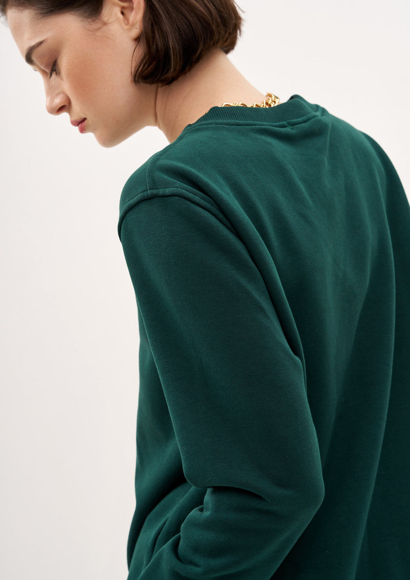 COURAGE SWEATSHIRT IN GREEN