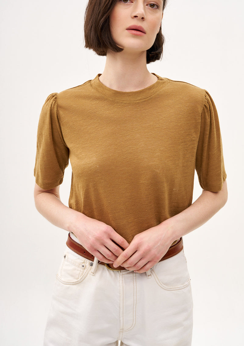 OH VERY MUCH T SHIRT IN TOBACCO