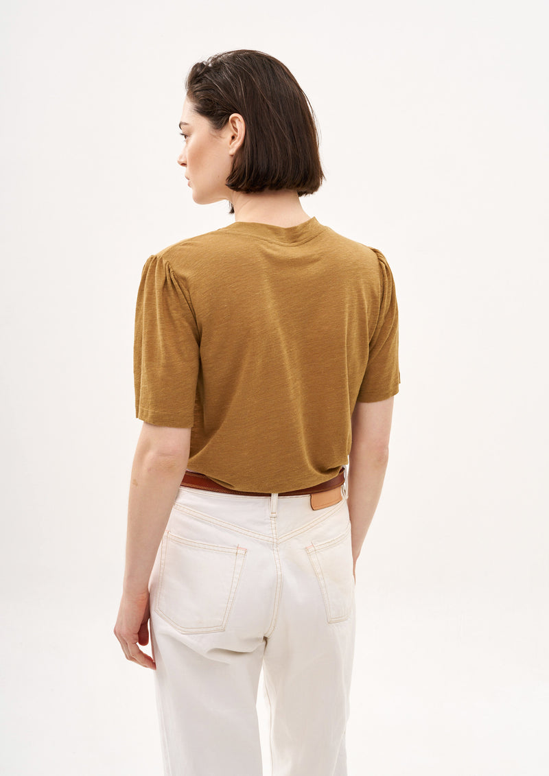 OH VERY MUCH T SHIRT IN TOBACCO