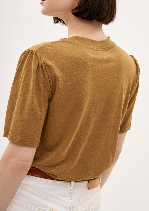 OH VERY MUCH T SHIRT IN TOBACCO