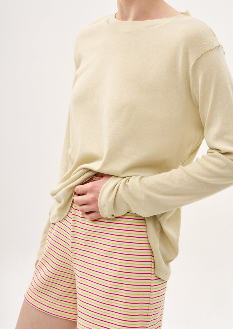 I FEEL YOU T SHIRT TOP IN SOFT LIME