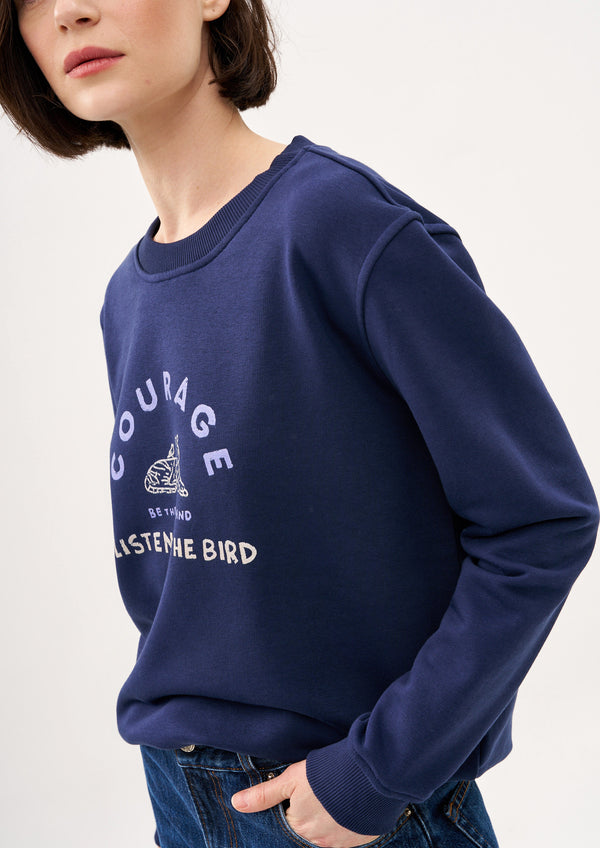 COURAGE SWEATSHIRT IN BLUE