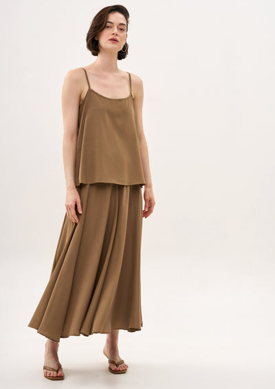 CAN YOU DO THE TWIST SKIRT IN SMOKY OLIVE