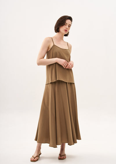 CAN YOU DO THE TWIST SKIRT IN SMOKY OLIVE