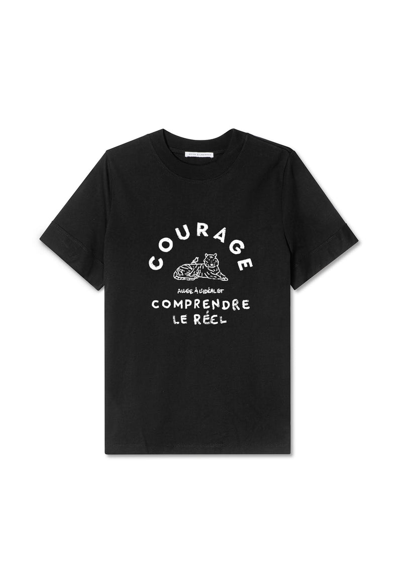 BLACK COURAGE GIRL T SHIRT