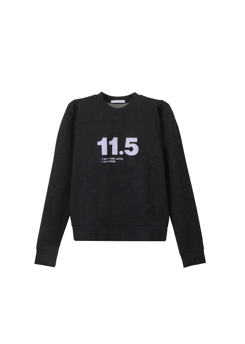 11.5 GIRL Sweatshirt in greyish brown