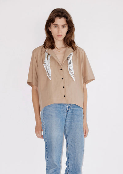 LUCKY STRIKE TOP IN MOCHA