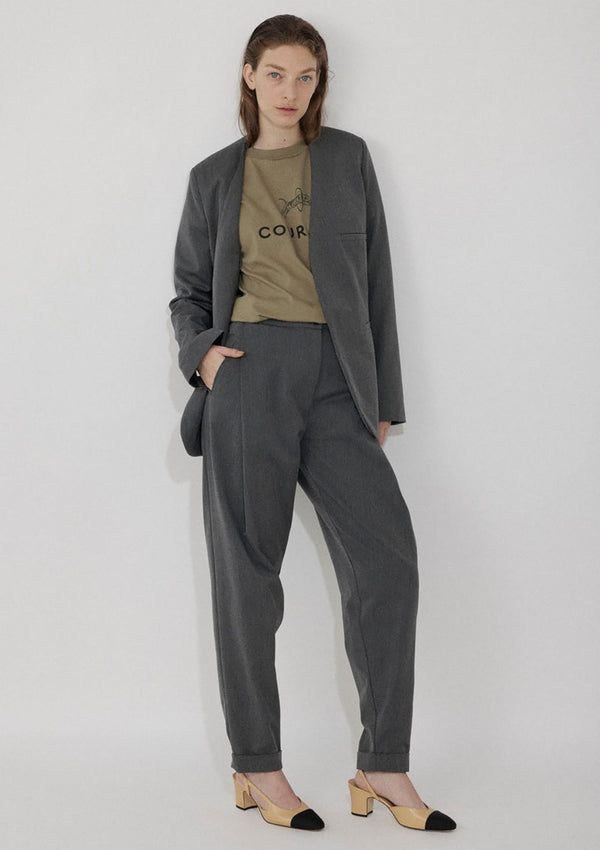 THE KISS OF MISS RIGHT BLAZER IN GREY